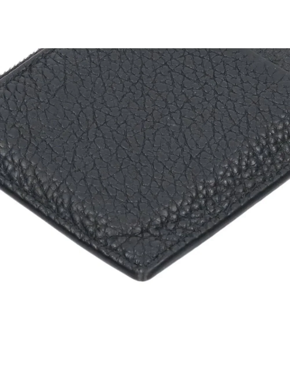 Prada Leather Coin Purse with Triangular Plate